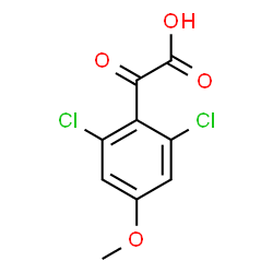 ChemSpider 2D Image | (2,6-Dichloro-4-methoxyphenyl)(oxo)acetic acid | C9H6Cl2O4