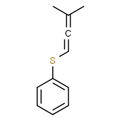 ChemSpider 2D Image | [(3-Methyl-1,2-butadien-1-yl)sulfanyl]benzene | C11H12S