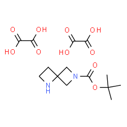 ChemSpider 2D Image | 2-Methyl-2-propanyl 1,6-diazaspiro[3.3]heptane-6-carboxylate ethanedioate (1:2) | C14H22N2O10