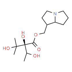 ChemSpider 2D Image | Hexahydro-1H-pyrrolizin-1-ylmethyl (2S)-2,3-dihydroxy-2-(1-hydroxyethyl)-3-methylbutanoate | C15H27NO5