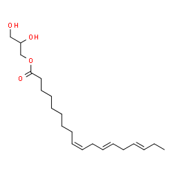 ChemSpider 2D Image | 2,3-Dihydroxypropyl (9Z,12E,15E)-9,12,15-octadecatrienoate | C21H36O4