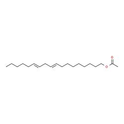 ChemSpider 2D Image | (9E,12E)-9,12-Octadecadien-1-yl acetate | C20H36O2