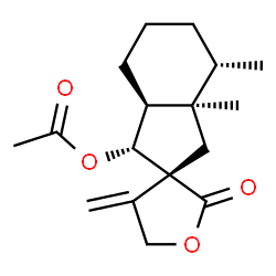 ChemSpider 2D Image | 9-Acetoxyfukinanolide | C17H24O4