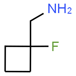 ChemSpider 2D Image | 1-(1-Fluorocyclobutyl)methanamine | C5H10FN