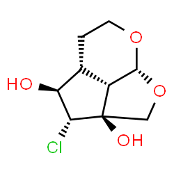 ChemSpider 2D Image | Rehmaglutin D | C9H13ClO4