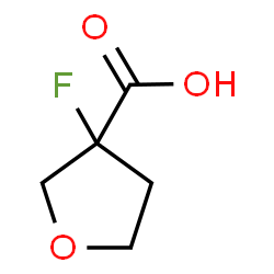 ChemSpider 2D Image | 3-fluorooxolane-3-carboxylic acid | C5H7FO3