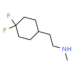 ChemSpider 2D Image | 2-(4,4-Difluorocyclohexyl)-N-methylethanamine | C9H17F2N