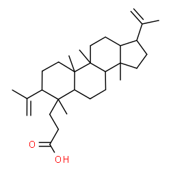 ChemSpider 2D Image | 3-(3-Isopropenyl-4,9,14-trimethyl-20-methylene-18-norpregnan-4-yl)propanoic acid | C30H48O2