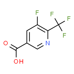 ChemSpider 2D Image | 5-Fluoro-6-(trifluoromethyl)nicotinic acid | C7H3F4NO2