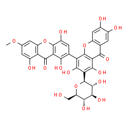 ChemSpider 2D Image | Swertipunicoside | C33H26O17