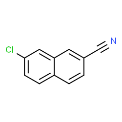 ChemSpider 2D Image | 7-Chloro-2-naphthonitrile | C11H6ClN