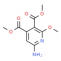 ChemSpider 2D Image | Dimethyl 6-amino-2-methoxy-3,4-pyridinedicarboxylate | C10H12N2O5