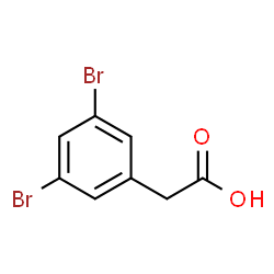ChemSpider 2D Image | 3,5-DIBROMOPHENYLACETIC ACID | C8H6Br2O2