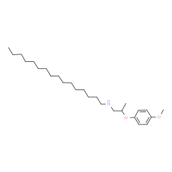 ChemSpider 2D Image | N-[2-(4-Methoxyphenoxy)propyl]-1-hexadecanamine | C26H47NO2