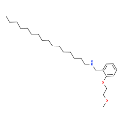 ChemSpider 2D Image | N-[2-(2-Methoxyethoxy)benzyl]-1-hexadecanamine | C26H47NO2