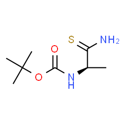 ChemSpider 2D Image | 2-Methyl-2-propanyl [(2R)-1-amino-1-thioxo-2-propanyl]carbamate | C8H16N2O2S
