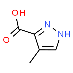 ChemSpider 2D Image | 4-Methylpyrazole-5-carboxylic acid | C5H6N2O2
