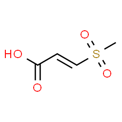 ChemSpider 2D Image | (2E)-3-(Methylsulfonyl)acrylic acid | C4H6O4S
