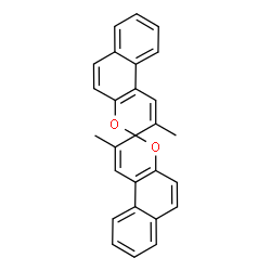 ChemSpider 2D Image | 2,2'-Dimethyl-3,3'-spirobi[benzo[f]chromene] | C27H20O2