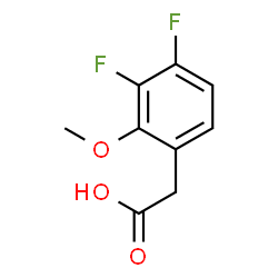 ChemSpider 2D Image | (3,4-Difluoro-2-methoxyphenyl)acetic acid | C9H8F2O3