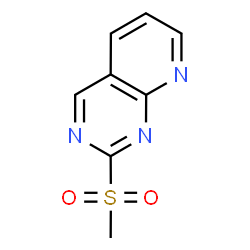 ChemSpider 2D Image | 2-(Methylsulfonyl)pyrido[2,3-d]pyrimidine | C8H7N3O2S