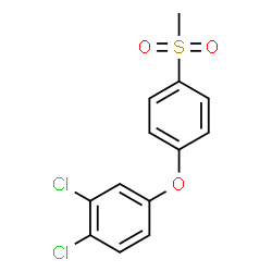 ChemSpider 2D Image | 4-(3,4-dichlorophenoxy)phenyl methyl sulfone | C13H10Cl2O3S