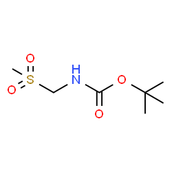 ChemSpider 2D Image | 2-Methyl-2-propanyl [(methylsulfonyl)methyl]carbamate | C7H15NO4S
