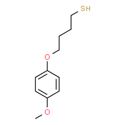 ChemSpider 2D Image | 4-(4-Methoxyphenoxy)-1-butanethiol | C11H16O2S