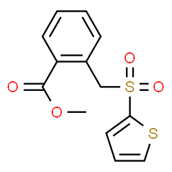 ChemSpider 2D Image | Methyl 2-[(2-thienylsulfonyl)methyl]benzoate | C13H12O4S2