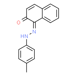 ChemSpider 2D Image | (1Z)-1-[(4-Methylphenyl)hydrazono]-2(1H)-naphthalenone | C17H14N2O