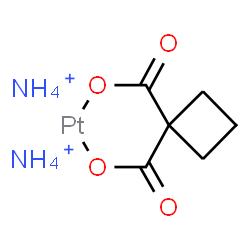 ChemSpider 2D Image | Platinum, [1,1-cyclobutanedicarboxylato(2-)-kappaO~1~,kappaO~1~]-, ammonium salt (1:2) | C6H14N2O4Pt
