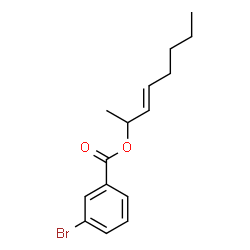 ChemSpider 2D Image | (3E)-3-Octen-2-yl 3-bromobenzoate | C15H19BrO2