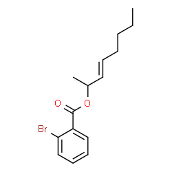 ChemSpider 2D Image | (3E)-3-Octen-2-yl 2-bromobenzoate | C15H19BrO2