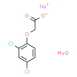 ChemSpider 2D Image | 2,4-D sodium salt monohydrate | C8H7Cl2NaO4