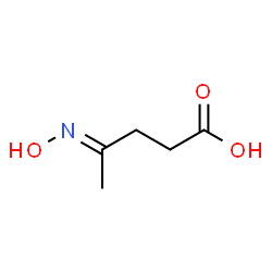 ChemSpider 2D Image | 4-Hydroxyimino-pentanoic acid | C5H9NO3