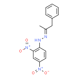 ChemSpider 2D Image | (2E)-1-(2,4-Dinitrophenyl)-2-(1-phenyl-2-propanylidene)hydrazine | C15H14N4O4