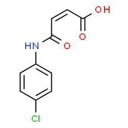 ChemSpider 2D Image | N-(4-CHLOROPHENYL)MALEAMIC ACID | C10H8ClNO3
