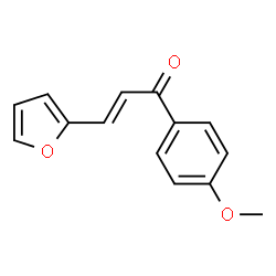 ChemSpider 2D Image | 3-(2-Furanyl)-1-(4-methoxyphenyl)prop-2-en-1-one | C14H12O3