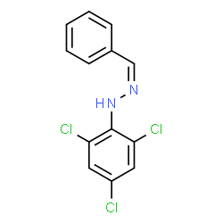 ChemSpider 2D Image | (1Z)-1-Benzylidene-2-(2,4,6-trichlorophenyl)hydrazine | C13H9Cl3N2