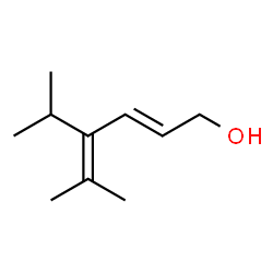 ChemSpider 2D Image | 4-Isopropyl-5-methylhexa-2,4-dien-1-ol | C10H18O