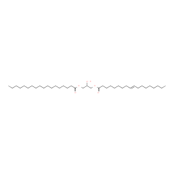 ChemSpider 2D Image | 2-Hydroxy-3-(stearoyloxy)propyl (9E)-9-octadecenoate | C39H74O5