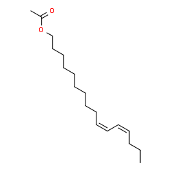 ChemSpider 2D Image | Z,Z-10,12-Hexadecadien-1-ol acetate | C18H32O2