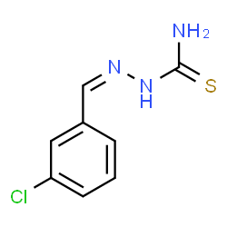 ChemSpider 2D Image | (2Z)-2-(3-Chlorobenzylidene)hydrazinecarbothioamide | C8H8ClN3S