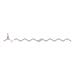 ChemSpider 2D Image | (6E)-6-Tetradecenyl acetate | C16H30O2