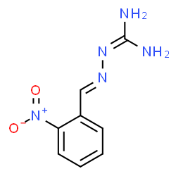 ChemSpider 2D Image | Benzaldehyde, 2-nitro-, diaminomethylidenhydrazone | C8H9N5O2