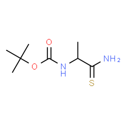 ChemSpider 2D Image | tert-Butyl (1-amino-1-thioxopropan-2-yl)carbamate | C8H16N2O2S
