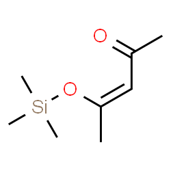 ChemSpider 2D Image | 4-Trimethylsiloxy-3-Penten-2-One | C8H16O2Si
