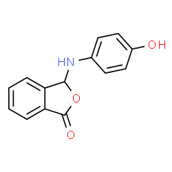 ChemSpider 2D Image | 3-(4-Hydroxyanilino)-2-benzofuran-1(3h)-one | C14H11NO3