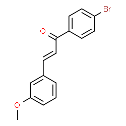 ChemSpider 2D Image | 4-Bromophenyl 3-methoxystyryl ketone | C16H13BrO2