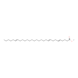 ChemSpider 2D Image | Methyl 5,9,23-nonacosatrienoate | C30H54O2